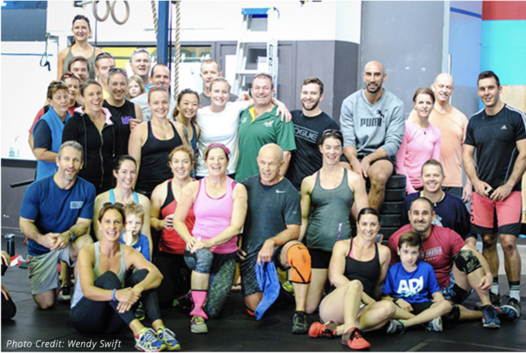 image of crossfit athletes over 55