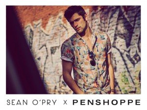 "BLANK SPACE" GUY SEAN O'PRY FRONTS PENSHOPPE'S LATEST CAMPAIGN