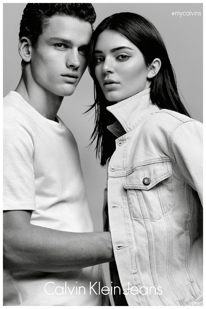 Kendall Jenner and Simon Nessman will star in the new campaign for  #mycalvins Denim Series for Calvin Klein.
