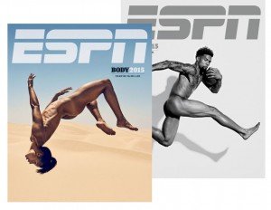 NAKED ATHLETES GRACE THE PAGES OF ESPN BODY ISSUE 2015