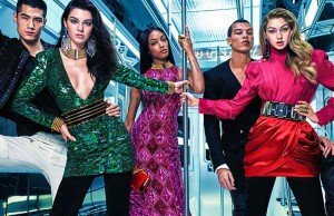 BALMAIN x H&M campaign features JENNER, HADID AND DUNN