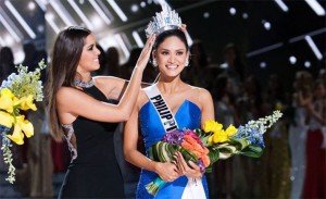 PIA WURTZBACH OF THE PHILIPPINES BAGGED THE MS. UNIVERSE CROWN