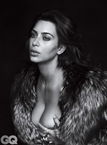 KIM KARDASHIAN WEST GOES NUDE FOR THE COVER OF GQ MAGAZINE'S  10TH ANNIVERSARY COVER