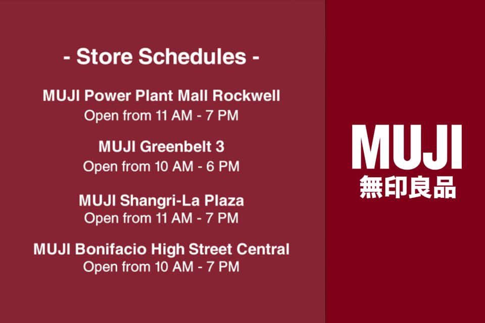 MUJI FINALLY REOPENS ITS DOORS FOR CUSTOMERS