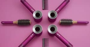 Dyson Supersonic_Mothers Day Flatlay Lifestyle Snowflake Pink