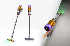 THIS DYSON VACUUM REVEALS HIDDEN DUST WITH ITS LASER FEATURE
